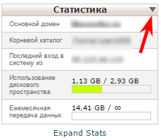 статистика сPanel