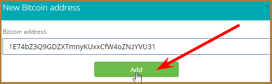 добавление биткоин кошелька в ePay шаг 1